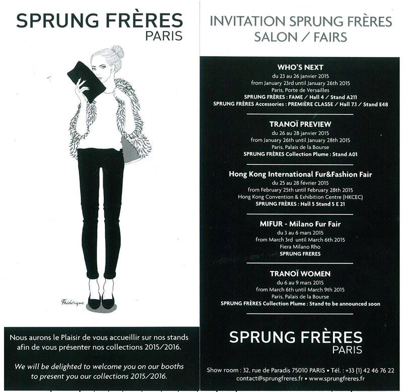 invitation sprung freres salons